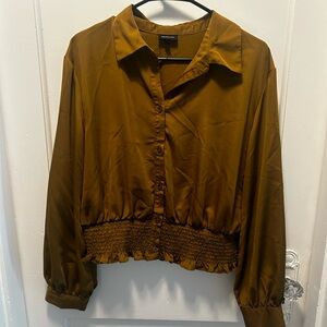 Gold women’s blouse xl